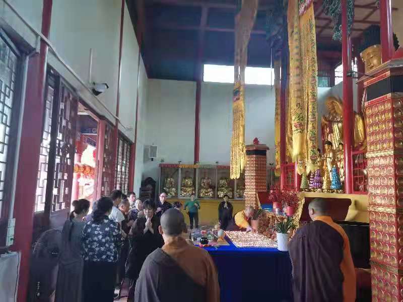 金汇彩文殊菩萨圣诞祈福助考法会圆满